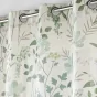Rideau à œillets grande hauteur 140 x 280 cm en polyester/lin imprimé – Palmiflore