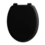 Abatt. wc charnieres plastique 18 pouces mdf uni vitamine sdb Noir