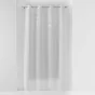 Panneau a oeillets 135 x 240 cm voile sable+top brode yaelle Sans
