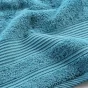 Drap de Douche 70x130 cm - Éponge Unie Tendresse Bleu paon 600g/m²