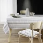 Nappe rectangle 140 x 240 cm coton/polyes recycle tisse Melina