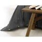 Housse de couette chaude en flanelle 140 x 200 cm Candice Anthracite
