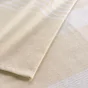 Couvre lit 1 personne 180 x 220 cm coton/polyester tisse adele Naturel