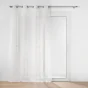 Panneau a oeillets 140 x 280 cm voile sable imprime metallise ariane Or Rose