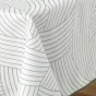 Nappe rectangle 150 x 200 cm polyester imprime linea Sans