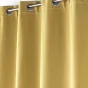 Lot de 2 rideaux à oeillets 140x 260 cm doublés polaire thermique Jupiter Ocre