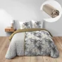 Pack Housse de Couette Dakar 240 x 220 cm + Drap Housse 140x190 cm Beige