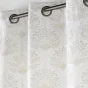 Rideau à œillets 140 x 280 cm en polyester imprimé métallisé – Majestia