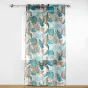 Panneau a oeillets 140 x 240 cm voile sable imprime alianor Blanc