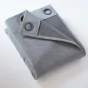 Lot de 2 rideaux 140 x 260 cm ultra occultant doublé polaire Bjorn Gris