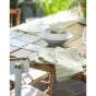 Lot de 3 serviettes gaze de coton 40 x 40 cm gaia vert d'eau Vert clair