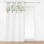 Rideau a oeillets 140 x 240 cm coton/polyester + Pompons Dilaris