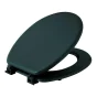 Abatt. wc charnieres plastique 18 pouces mdf uni vitamine sdb Bleu/emeraude
