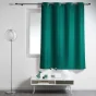 Lot de 2 rideaux petite hauteur 140 x 180 cm Polyester Essentiel Emeraude
