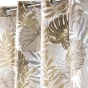 Lot de 2 Rideaux a oeillets 140 x 260 cm polyester imprime metallise Mogador