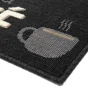 Tapis rectangle 50 x 80 cm bouclette breakfast Sans