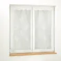 Paire droite passants 2 x 60 x 120 cm voile sable brode berry Blanc