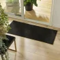 Tapis anti dérapant rectangle 50 x 120 cm bouclette Losi Noir