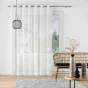 Panneau a oeillets 240 x 240 cm voile tisse carlin Naturel
