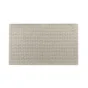 Tapis rectangle 50 x 80 cm coton/polyester tisse alivia Lin