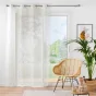 Panneau a oeillets 137 x 280 cm voile sable imprime farandole Naturel