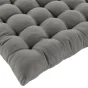 Assise matelassee 38 x 38 cm coton/polyester recycle grs twily Gris