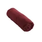 Drap Housse Double Gaze de Coton Bordeaux – 160 x 200 cm – Bonnet 30 cm