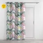 Lot de 2 Rideaux a oeillets 140 x 260 cm polyester imprimé Assana Rose