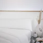 Traversin coton anti acariens 160 x 40 cm sirius Blanc