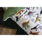 Parure de lit (housse de couette + 2 taies d'oreiller) 200x200 cretacé Multicolore