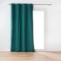 Lot de 2 Rideaux a oeillets 135 x 260 cm coton recyclé Twily Emeraude