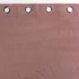 Lot de 2 Rideaux tamisant à oeillets 140 x 260 cm velours relief Velouriane Rose