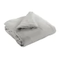 Édredon 180 x 240 cm - Double Gaze de Coton 125 gr/m² - Uni Gaïa Gris Clair