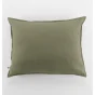 Taie d'oreiller flanelle 50 x 70 cm candice romarin Kaki