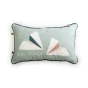 coussin déhoussable avec passepoil 30 x 50 cm coton petits papiers
