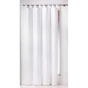 Lot de 2 rideaux unis à passants 140 x 260 cm polyester Essentiel Blanc