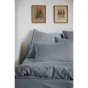 Housse de Couette 260 x 240 cm – Lyocell Uni Lysandre Bleu Stone