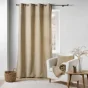 Rideau a oeillets 140 x 240 cm bouclette unie Wooly Beige