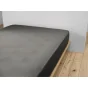 Drap Housse Double Gaze de Coton Anthracite– 200 x 200 cm – Bonnet 30 cm