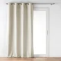 Rideau a oeillets 140 x 260 cm velours à relief Verra Beige