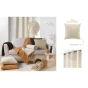 Lot de 2 Rideaux tamisant a oeillets 140 x 240 cm bouclette Wooly Camel
