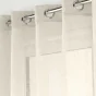 Lot de 2 Voilages à Œillets Carlin Beige 240 x 240 cm - Grande largeur
