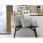 Taie d'oreiller flanelle chaude 50 x 70 cm Candice Gris chambré