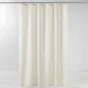 Rideau de douche+crochets 180 x 200 cm polyester uni yaline Naturel
