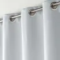 Lot de 4 Rideaux Occultants à Œillets - 135 x 240 cm - Couleur Gris pâle