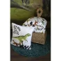 Parure de lit (housse de couette + 1 taie d'oreiller) 140x200 cretacé Multicolore