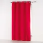 Rideau a oeillets 140 x 280 cm microfibre unie absolu Rouge