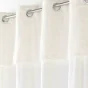 Rideau a oeillets 140 x 240 cm velours et imitation fourrure  Caresse Naturel
