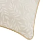Coussin dehous compr passepoil 45 x 45 cm polycoton imprime+jute naya Naturel