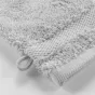 2 gants de toilette 15 x 21 cm eponge unie elegance Perle